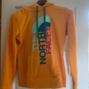 Women’s north face logo hoodie size small